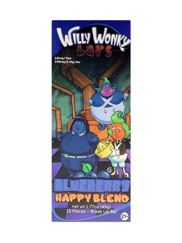 Blueberry Willy wonky bars